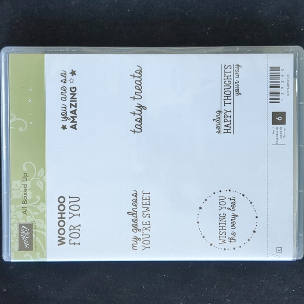 All Boxed Up Stampin Up stamp set